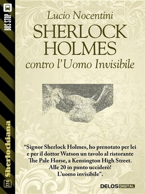cover image of Sherlock Holmes contro l'uomo invisibile